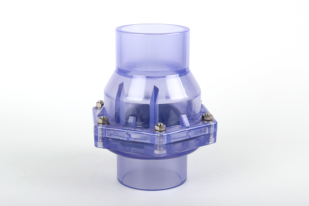 崇川透明翻板式止回阀